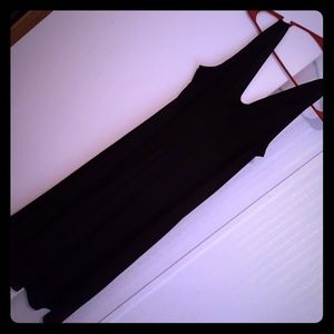 George stretch black dress